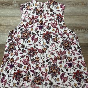 J. Jill Multicolor Floral Blouse